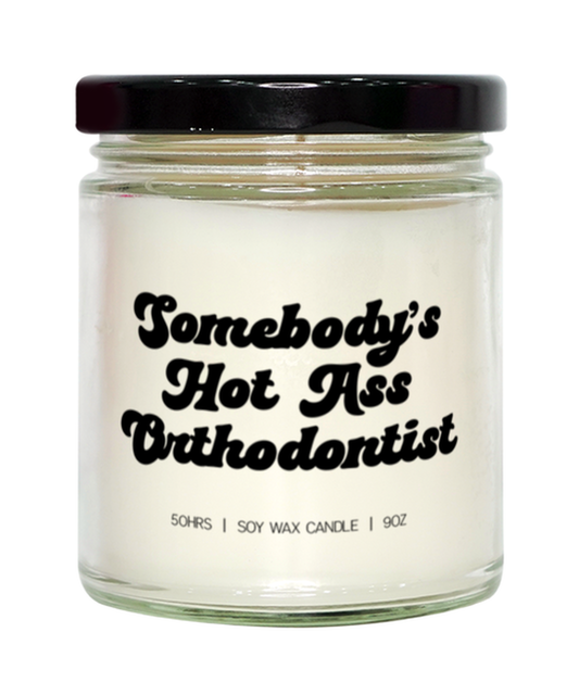 Orthodontist Graduation Candle, Gifts, Home Office Decor, Unique Gag Idea, Him Her