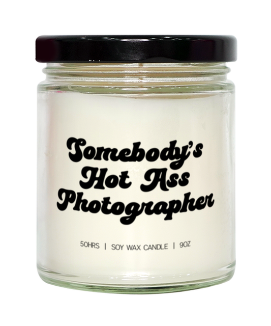 Photographer Graduation Wedding Candle, Gifts, Home Office Decor, Unique Gag Idea, Him Her