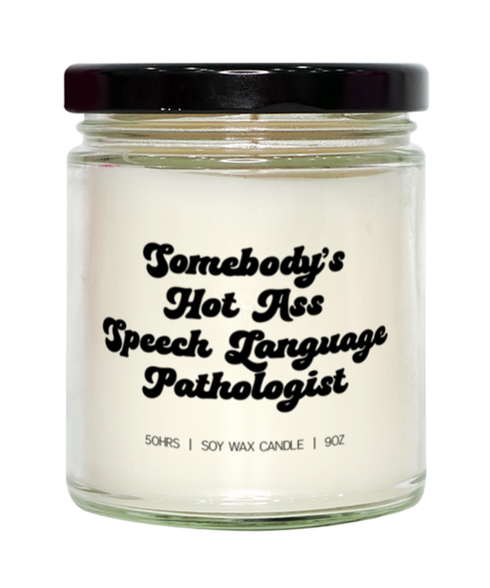 Speech language pathologist SLP Graduation Graduate Candle, Gifts, Home Office Decor, Unique Gag Idea, Him Her