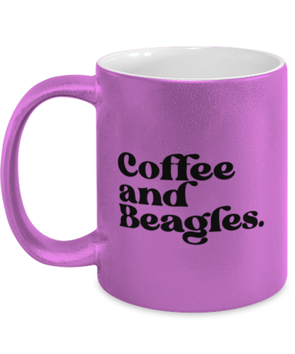 Beagle Lover 70s Retro Dog Owner Mom Dad Mug, Gifts, Home Office Decor, Coffee Cup, Unique Gag Idea, Him Her