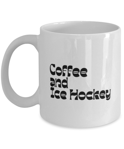 Ice Hockey Player 70s 1970s Retro Mug, Gifts, Home Office Decor, Coffee Cup, Unique Gag Idea, Him Her