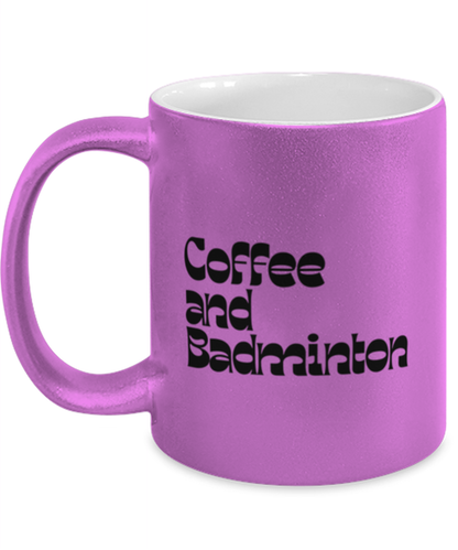 Badminton 70s 1970s Retro Mug, Gifts, Home Office Decor, Coffee Cup, Unique Gag Idea, Him Her