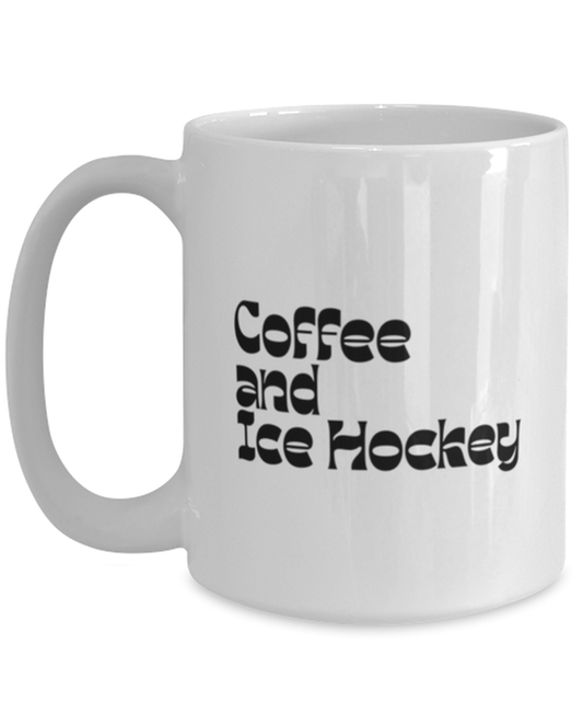 Ice Hockey Player 70s 1970s Retro Mug, Gifts, Home Office Decor, Coffee Cup, Unique Gag Idea, Him Her