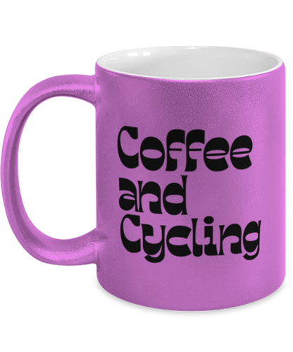 Cycling Cyclist 70s 1970s Retro Mug, Gifts, Home Office Decor, Coffee Cup, Unique Gag Idea, Him Her