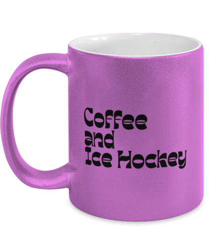 Ice Hockey Player 70s 1970s Retro Mug, Gifts, Home Office Decor, Coffee Cup, Unique Gag Idea, Him Her