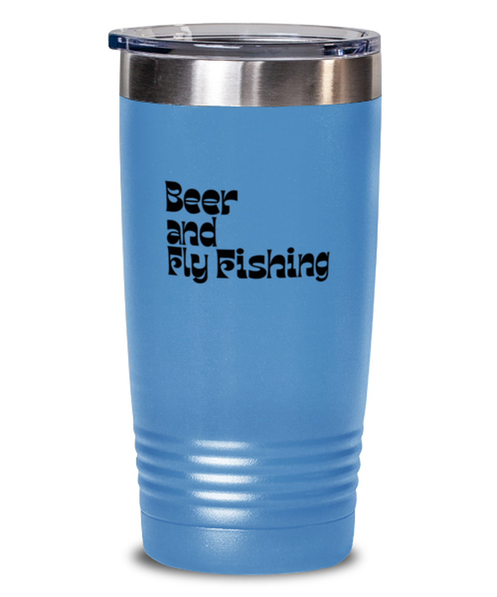 Fly Fishing Fisherman 70s 1970s Retro  Travel Mug, Gifts, Tumbler, Home Office Decor, Coffee Cup, Unique Gag Idea, Him Her