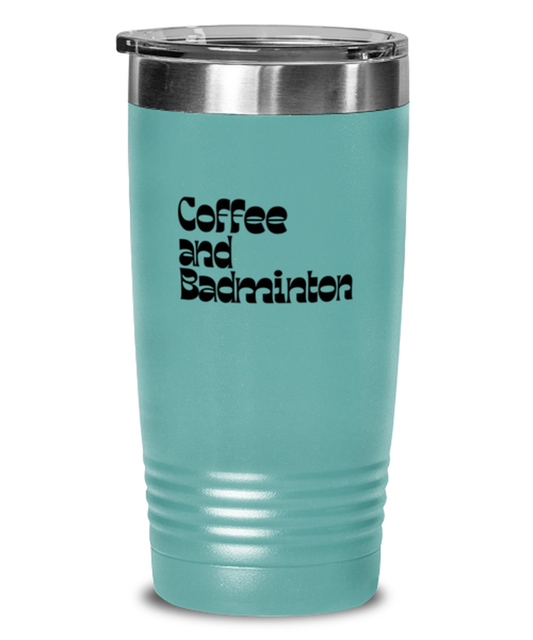 Badminton 70s 1970s Retro Travel Mug, Gifts, Tumbler, Home Office Decor, Coffee Cup, Unique Gag Idea, Him Her