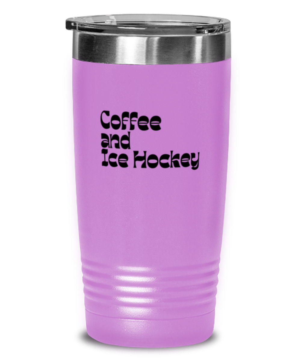 Ice Hockey Player 70s 1970s Retro Travel Mug, Gifts, Tumbler, Home Office Decor, Coffee Cup, Unique Gag Idea, Him Her