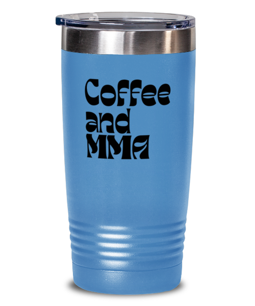 MMA Mixed Martial Arts Fighter 70s 1970s Retro Travel Mug, Gifts, Tumbler, Home Office Decor, Coffee Cup, Unique Gag Idea, Him Her