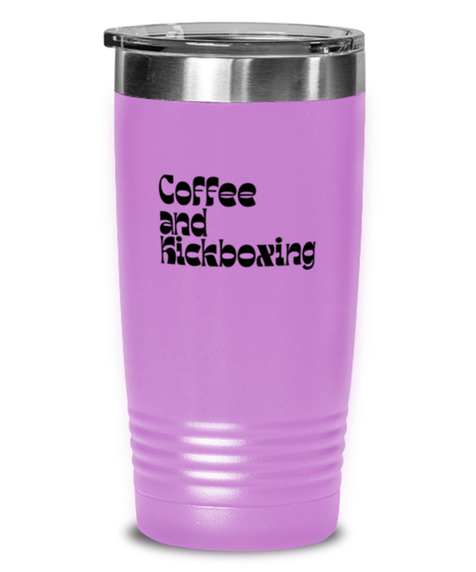 Kickboxing Kickboxer 70s 1970s Retro Travel Mug, Gifts, Tumbler, Home Office Decor, Coffee Cup, Unique Gag Idea, Him Her