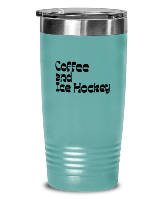 Ice Hockey Player 70s 1970s Retro Travel Mug, Gifts, Tumbler, Home Office Decor, Coffee Cup, Unique Gag Idea, Him Her