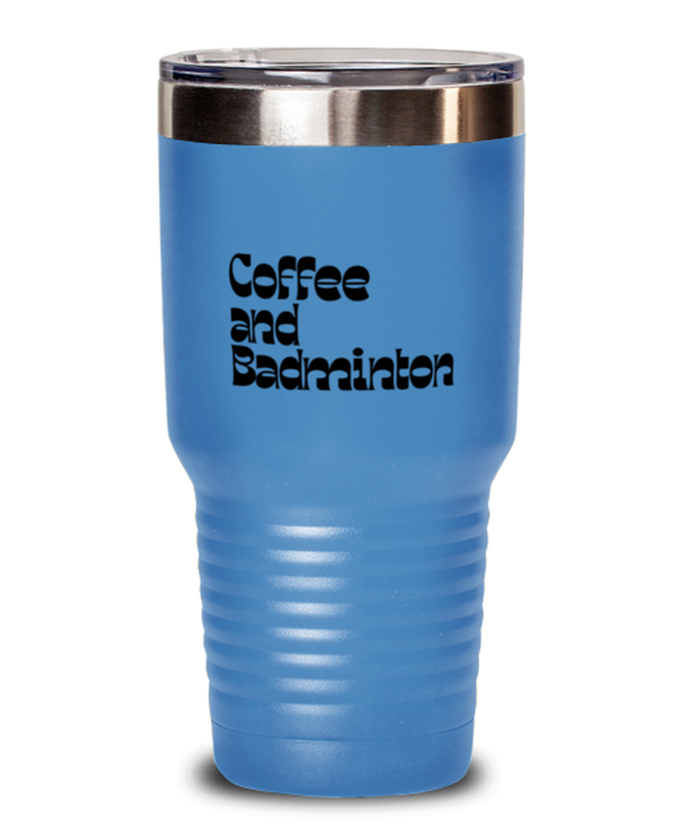 Badminton 70s 1970s Retro Travel Mug, Gifts, Tumbler, Home Office Decor, Coffee Cup, Unique Gag Idea, Him Her