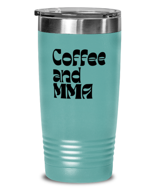 MMA Mixed Martial Arts Fighter 70s 1970s Retro Travel Mug, Gifts, Tumbler, Home Office Decor, Coffee Cup, Unique Gag Idea, Him Her