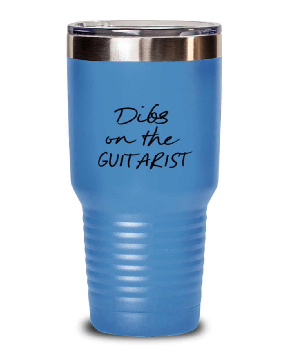 Guitarist Lead Guitar Player Band Girlfriend Wife Husband GF BF Boyfriend Travel Mug, Gifts, Tumbler, Home Office Decor, Coffee Cup, Unique Gag Idea, Him Her