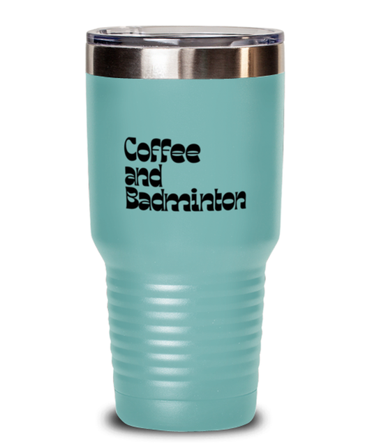 Badminton 70s 1970s Retro Travel Mug, Gifts, Tumbler, Home Office Decor, Coffee Cup, Unique Gag Idea, Him Her