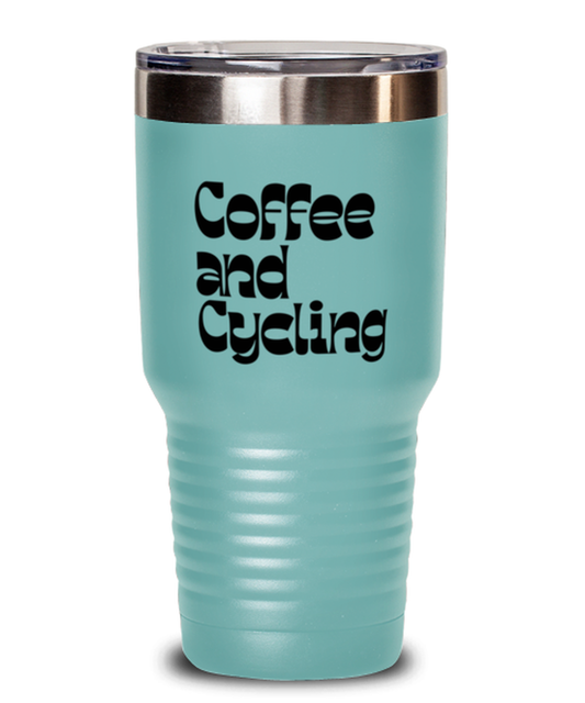 Cycling Cyclist 70s 1970s Retro Travel Mug, Gifts, Tumbler, Home Office Decor, Coffee Cup, Unique Gag Idea, Him Her