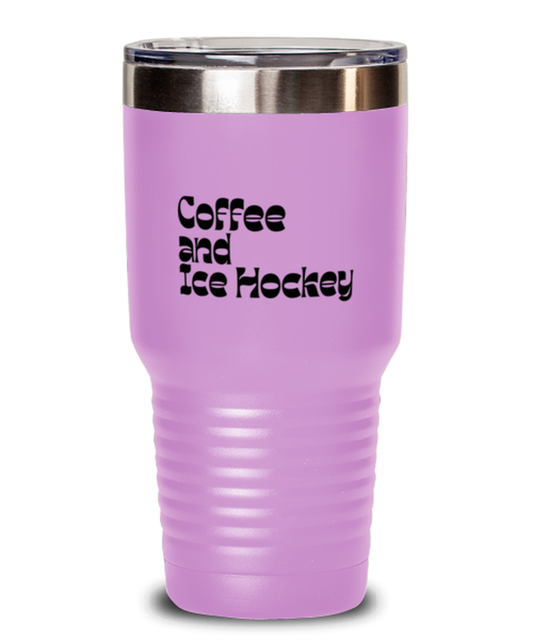 Ice Hockey Player 70s 1970s Retro Travel Mug, Gifts, Tumbler, Home Office Decor, Coffee Cup, Unique Gag Idea, Him Her