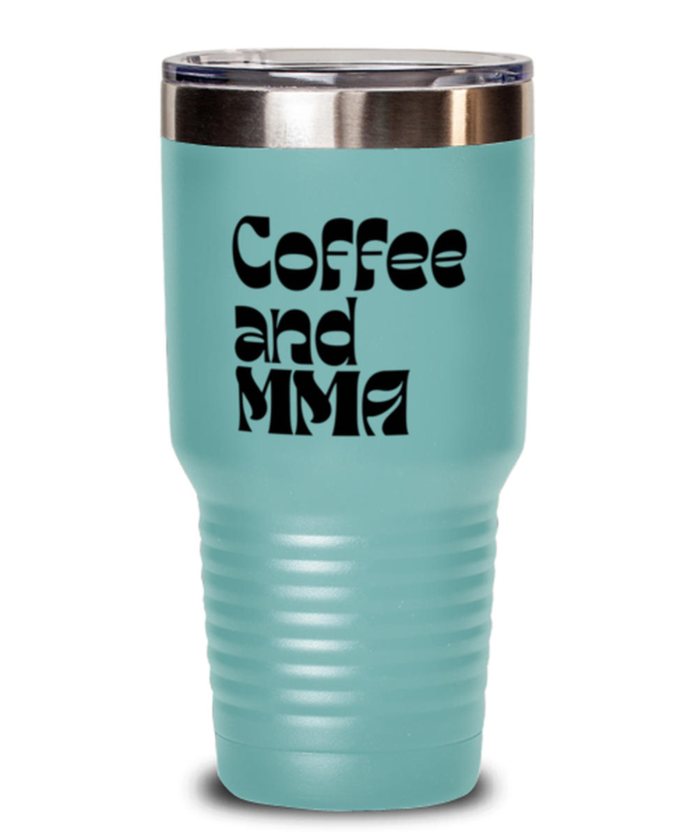 MMA Mixed Martial Arts Fighter 70s 1970s Retro Travel Mug, Gifts, Tumbler, Home Office Decor, Coffee Cup, Unique Gag Idea, Him Her