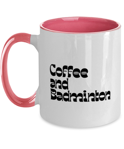 Badminton 70s 1970s Retro Mug, Gifts, Home Office Decor, Coffee Cup, Unique Gag Idea, Him Her