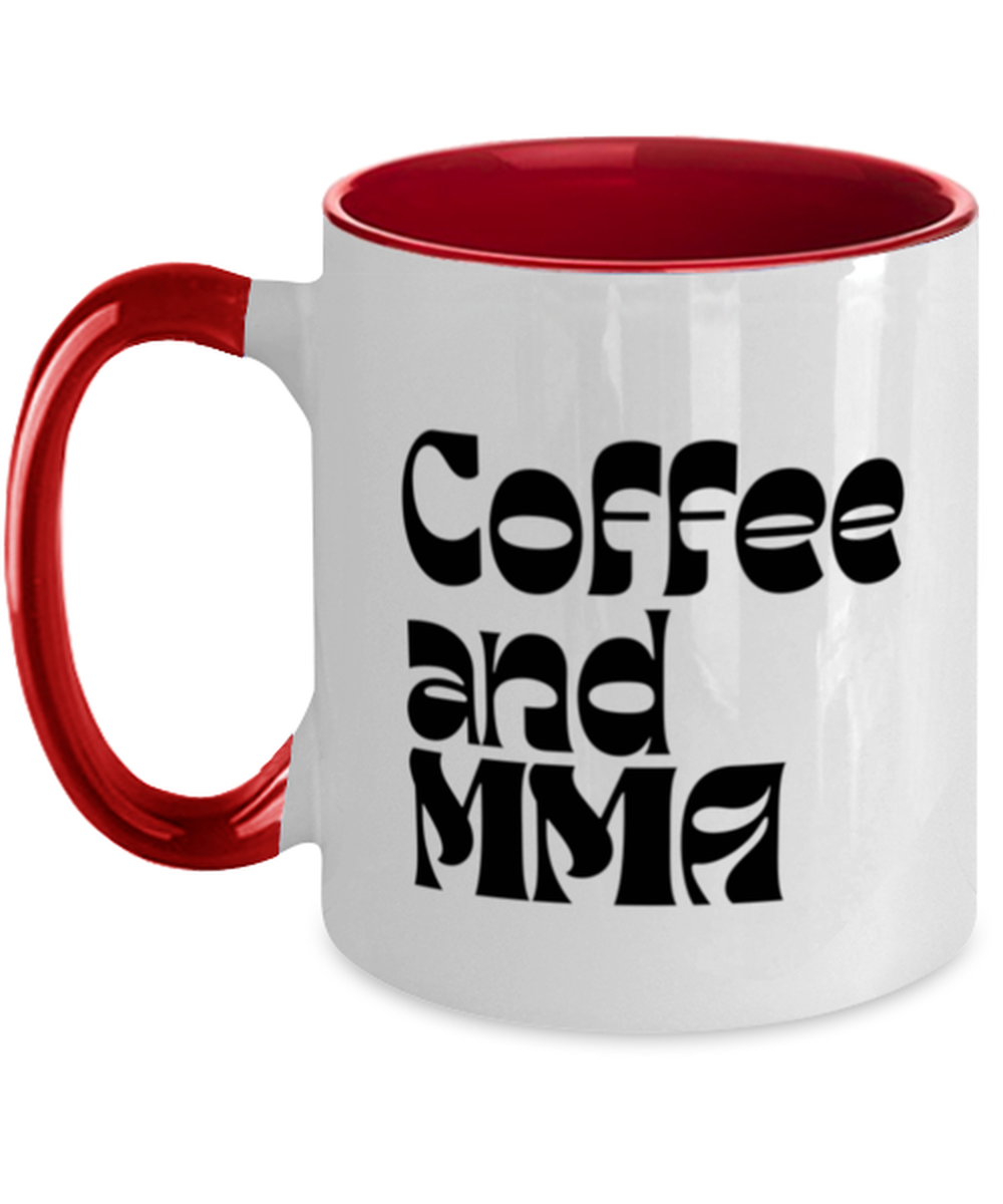 MMA Mixed Martial Arts Fighter 70s 1970s Retro Mug, Gifts, Home Office Decor, Coffee Cup, Unique Gag Idea, Him Her