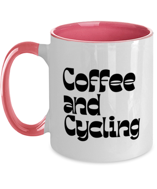 Cycling Cyclist 70s 1970s Retro Mug, Gifts, Home Office Decor, Coffee Cup, Unique Gag Idea, Him Her