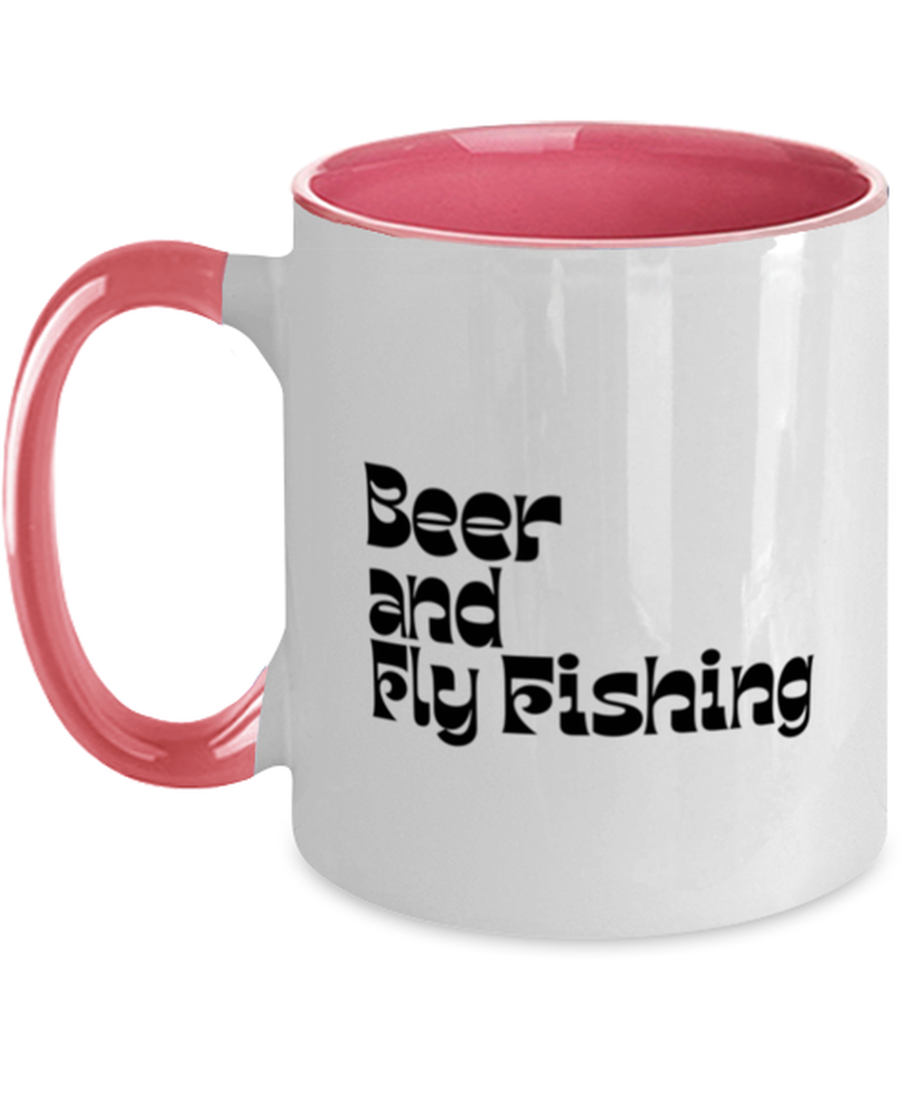 Fly Fishing Fisherman 70s 1970s Retro  Mug, Gifts, Home Office Decor, Coffee Cup, Unique Gag Idea, Him Her