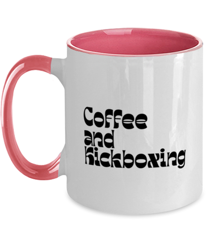 Kickboxing Kickboxer 70s 1970s Retro Mug, Gifts, Home Office Decor, Coffee Cup, Unique Gag Idea, Him Her