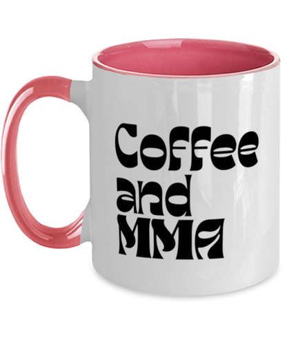 MMA Mixed Martial Arts Fighter 70s 1970s Retro Mug, Gifts, Home Office Decor, Coffee Cup, Unique Gag Idea, Him Her