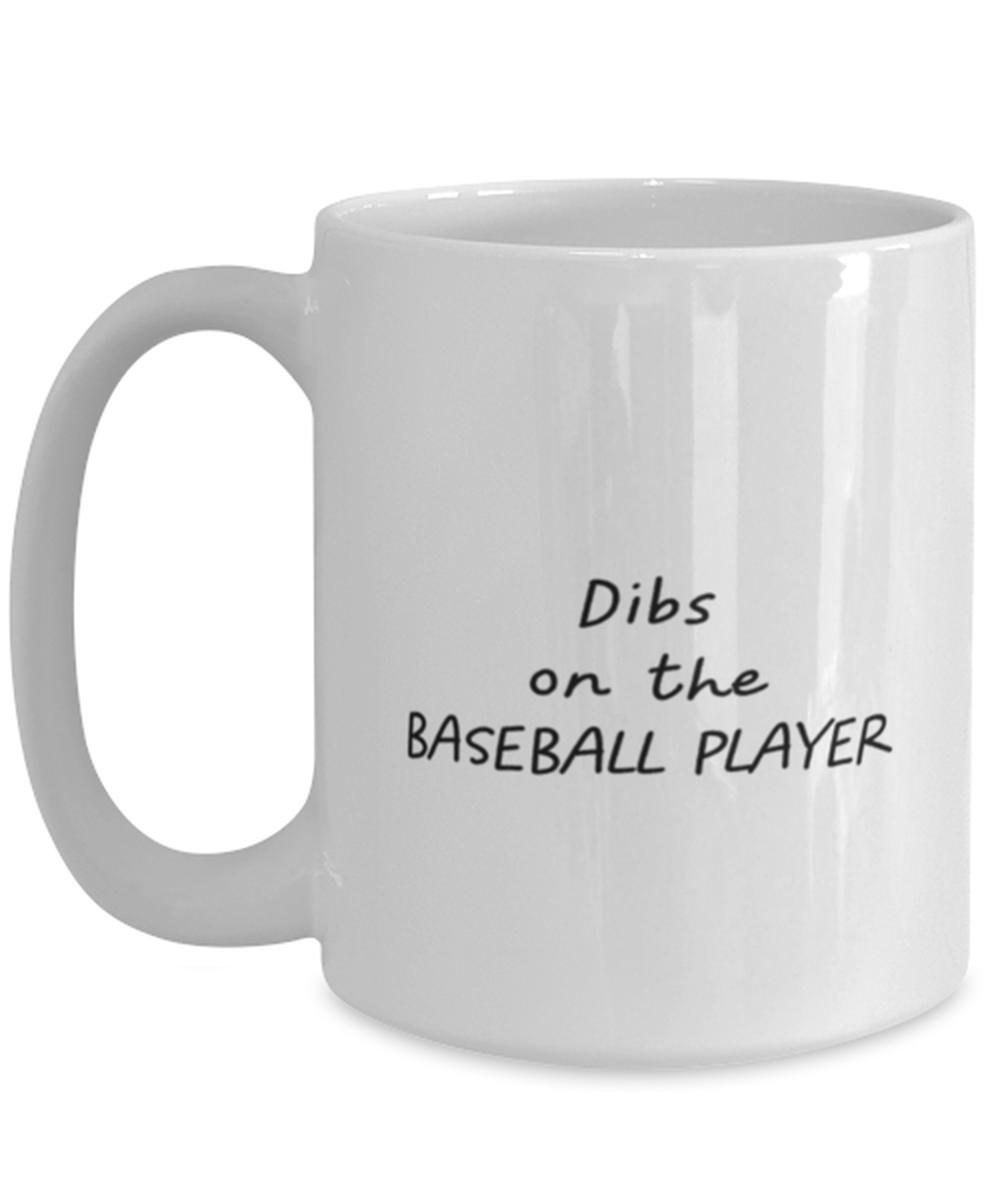 Baseball Player Wife Girlfriend Husband Boyfriend Mug, Gifts, Home Office Decor, Coffee Cup, Unique Gag Idea, Him Her