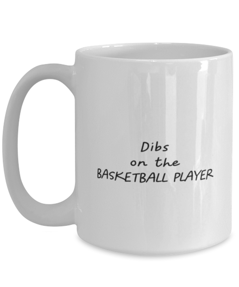 Basketball Player Wife Girlfriend Husband Boyfriend Mug, Gifts, Home Office Decor, Coffee Cup, Unique Gag Idea, Him Her