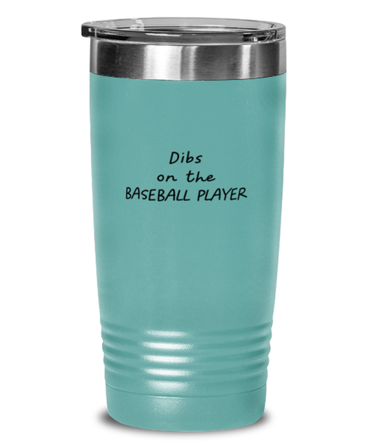 Baseball Player Wife Girlfriend Husband Boyfriend Travel Mug, Gifts, Tumbler, Home Office Decor, Coffee Cup, Unique Gag Idea, Him Her