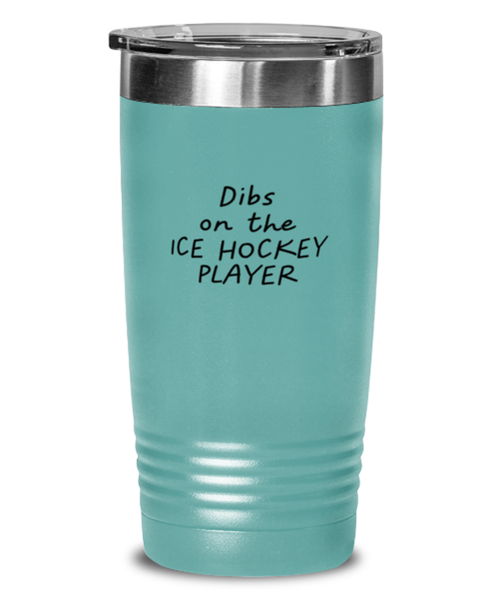 Ice Hockey Player Wife Girlfriend Husband Boyfriend Travel Mug, Gifts, Tumbler, Home Office Decor, Coffee Cup, Unique Gag Idea, Him Her