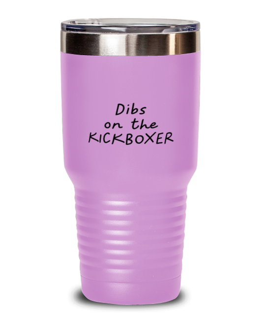 Kickboxer Kickboxing Wife Girlfriend Husband Boyfriend Travel Mug, Gifts, Tumbler, Home Office Decor, Coffee Cup, Unique Gag Idea, Him Her