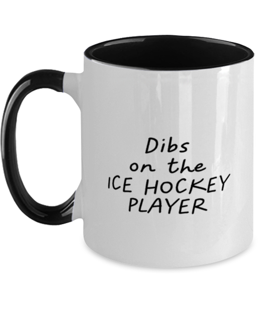 Ice Hockey Player Wife Girlfriend Husband Boyfriend Mug, Gifts, Home Office Decor, Coffee Cup, Unique Gag Idea, Him Her