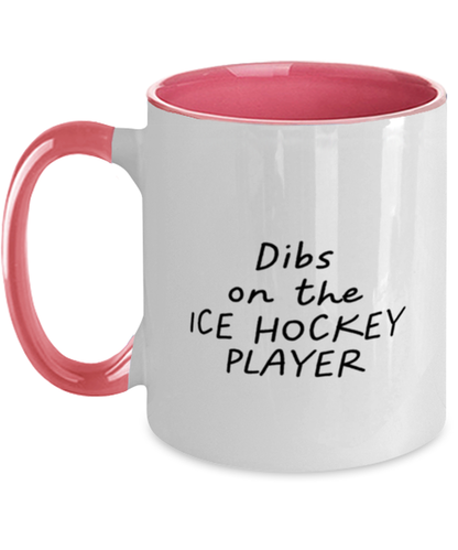 Ice Hockey Player Wife Girlfriend Husband Boyfriend Mug, Gifts, Home Office Decor, Coffee Cup, Unique Gag Idea, Him Her