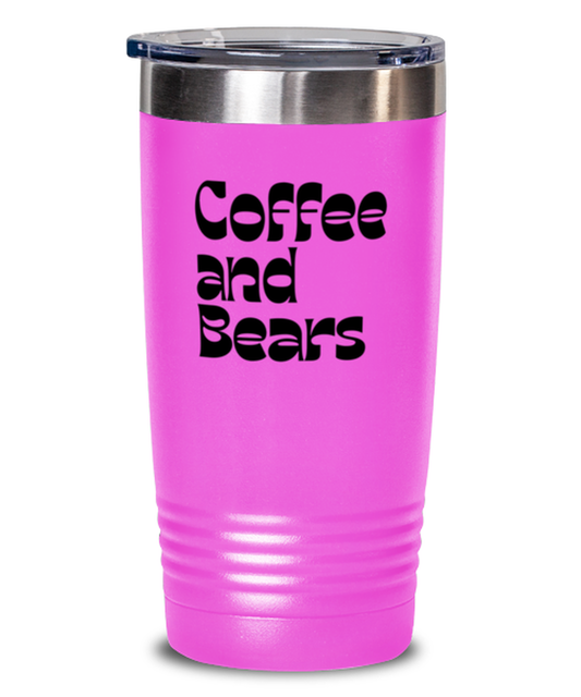 Bear Lover Owner 70s Mom 1970s Dad Travel Mug, Gifts, Tumbler, Home Office Decor, Coffee Cup, Unique Gag Idea, Him Her