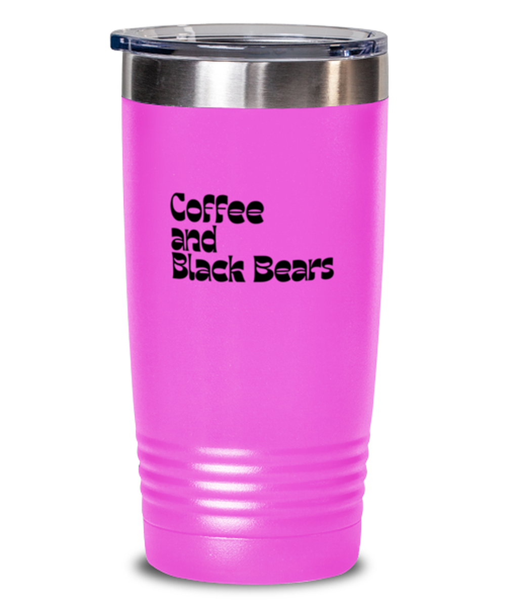 Black Bear Lover Owner 70s Mom 1970s Dad Travel Mug, Gifts, Tumbler, Home Office Decor, Coffee Cup, Unique Gag Idea, Him Her