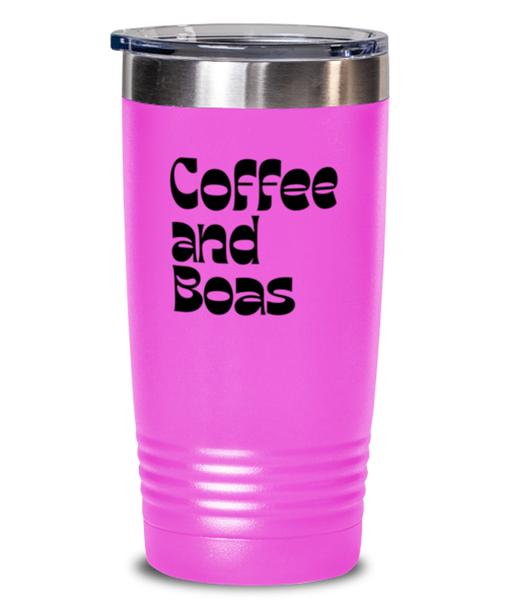 Boa Lover Owner 70s Mom 1970s Dad Travel Mug, Gifts, Tumbler, Home Office Decor, Coffee Cup, Unique Gag Idea, Him Her