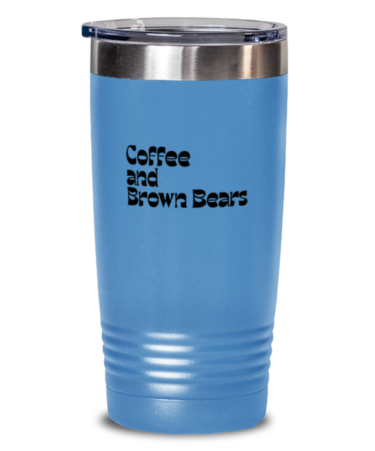 Brown Bear Lover Owner 70s Mom 1970s Dad Travel Mug, Gifts, Tumbler, Home Office Decor, Coffee Cup, Unique Gag Idea, Him Her