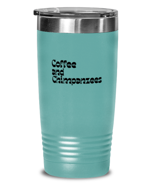 Chimpanzee Lover Owner 70s Mom 1970s Dad Travel Mug, Gifts, Tumbler, Home Office Decor, Coffee Cup, Unique Gag Idea, Him Her