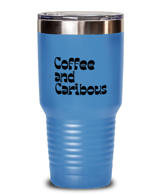 Caribou Lover Owner 70s Mom 1970s Dad Travel Mug, Gifts, Tumbler, Home Office Decor, Coffee Cup, Unique Gag Idea, Him Her