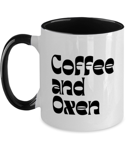 Ox Oxen Lover Owner 70s Mom 1970s Dad Mug, Gifts, Home Office Decor, Coffee Cup, Unique Gag Idea, Him Her