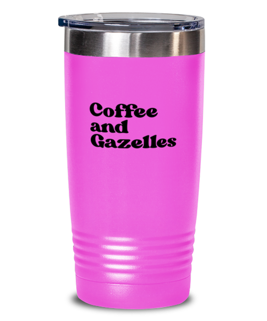 Gazelle Lover Owner 70s Mom 1970s Dad Travel Mug, Gifts, Tumbler, Home Office Decor, Coffee Cup, Unique Gag Idea, Him Her