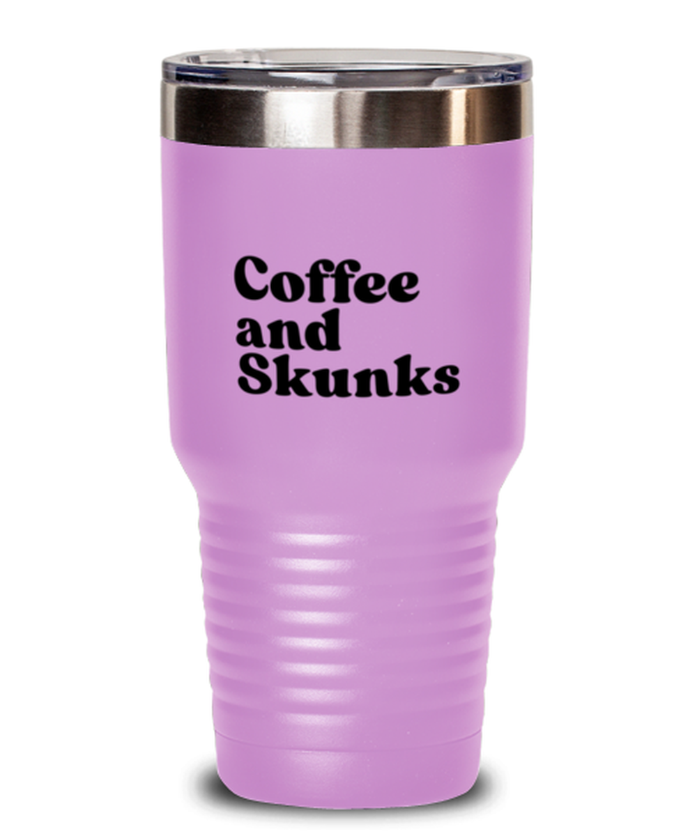 Skunk Lover Owner 70s Mom 1970s Dad Travel Mug, Gifts, Tumbler, Home Office Decor, Coffee Cup, Unique Gag Idea, Him Her