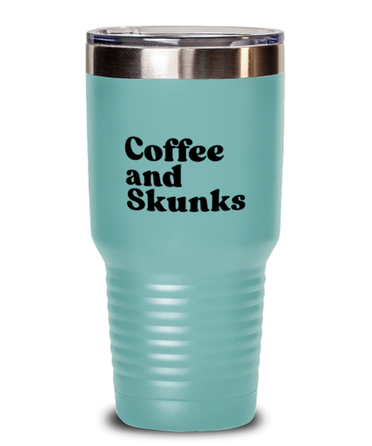 Skunk Lover Owner 70s Mom 1970s Dad Travel Mug, Gifts, Tumbler, Home Office Decor, Coffee Cup, Unique Gag Idea, Him Her