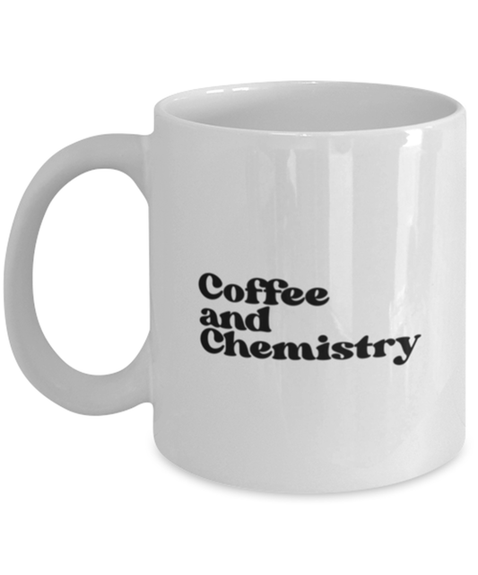 Chemist Chemistry 1970s 70s Mug, Gifts, Home Office Decor, Coffee Cup, Unique Gag Idea, Him Her