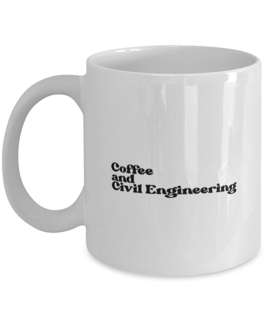 Civil Engineer Engineering Graduation 1970s 70s Mug, Gifts, Home Office Decor, Coffee Cup, Unique Gag Idea, Him Her