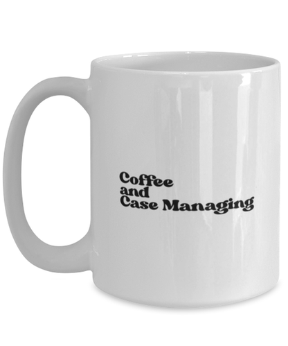 Case Manager 1970s 70s Mug, Gifts, Home Office Decor, Coffee Cup, Unique Gag Idea, Him Her