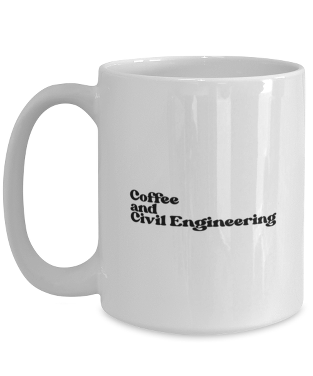 Civil Engineer Engineering Graduation 1970s 70s Mug, Gifts, Home Office Decor, Coffee Cup, Unique Gag Idea, Him Her