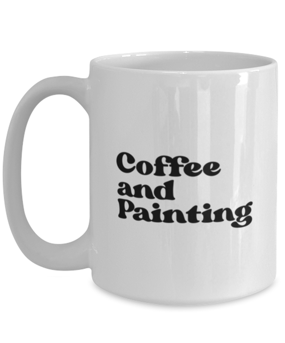 Painting Painter Artist 1970s 70s Mug, Gifts, Home Office Decor, Coffee Cup, Unique Gag Idea, Him Her